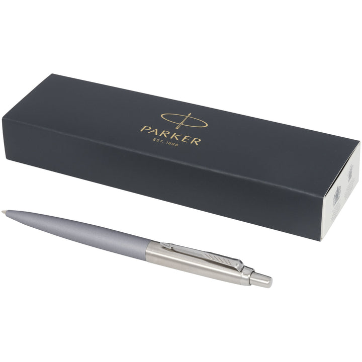 Parker Jotter XL mat kuglepen med kromdetaljer (blå refill)