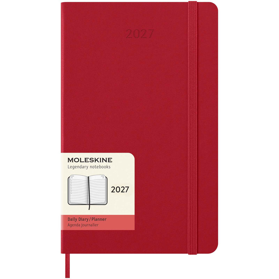 Moleskine L hard cover 12 måneders dagskalender