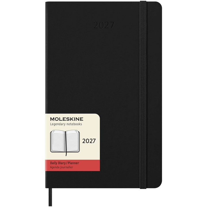 Moleskine L hard cover 12 måneders dagskalender