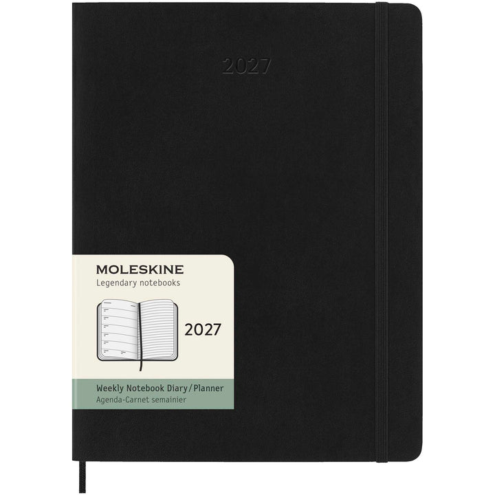 Moleskine XL soft cover 12 måneders notesbog