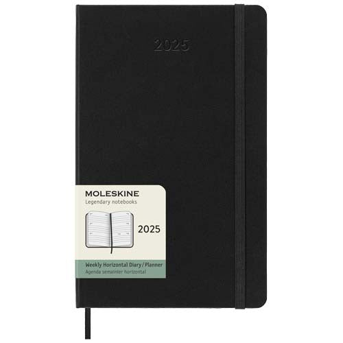 Moleskine L hard cover 12 måneders vandret ugekalender