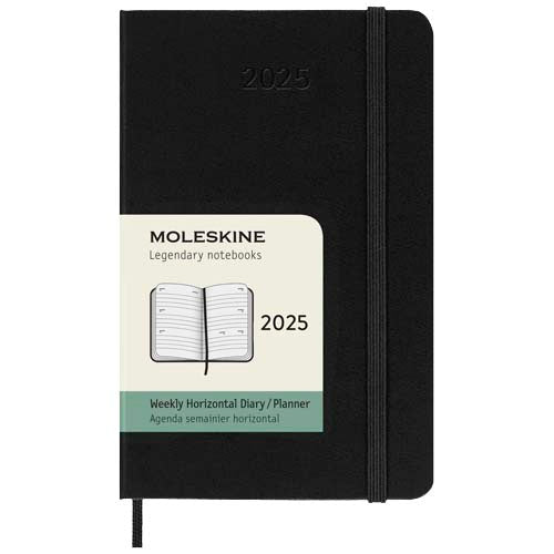 Moleskine hard cover 12 måneders vandret ugelommekalender