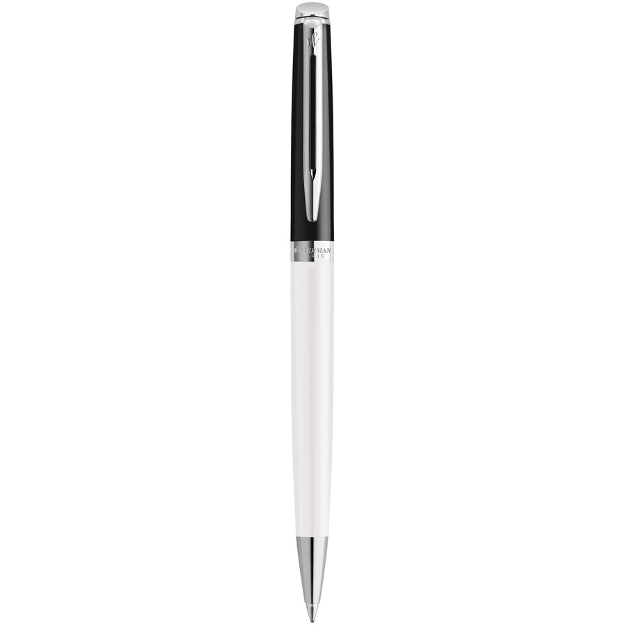 Waterman Hemisphere farveblokerende kuglepen med palladiumkant (blå refill)