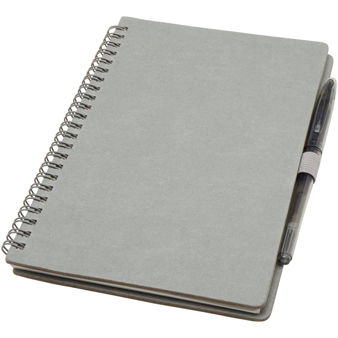 Slate genanvendelig A5 notesbog sæt med hard cover og med pen (sort refill)