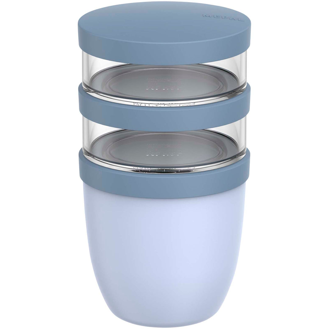Mepal Ellipse tredelt 500 ml + 2 x 200 ml madbeholder