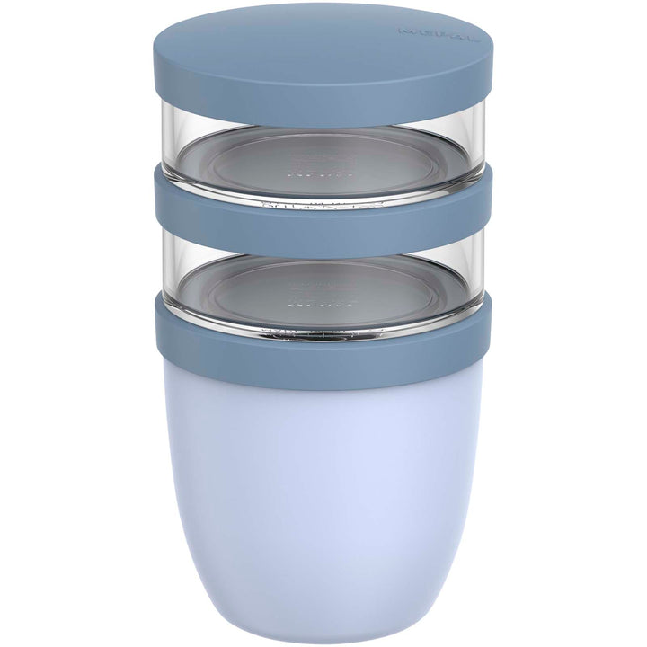 Mepal Ellipse tredelt 500 ml + 2 x 200 ml madbeholder