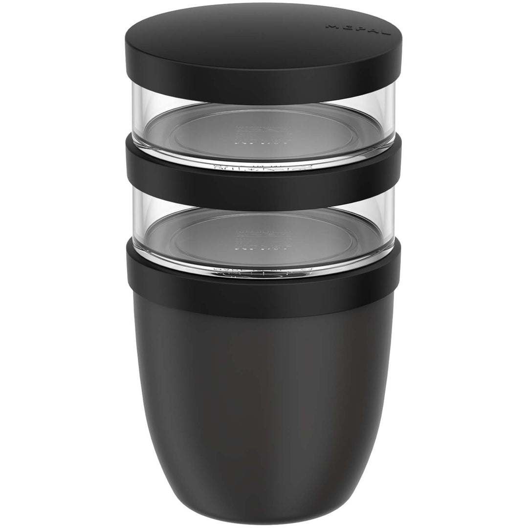 Mepal Ellipse tredelt 500 ml + 2 x 200 ml madbeholder