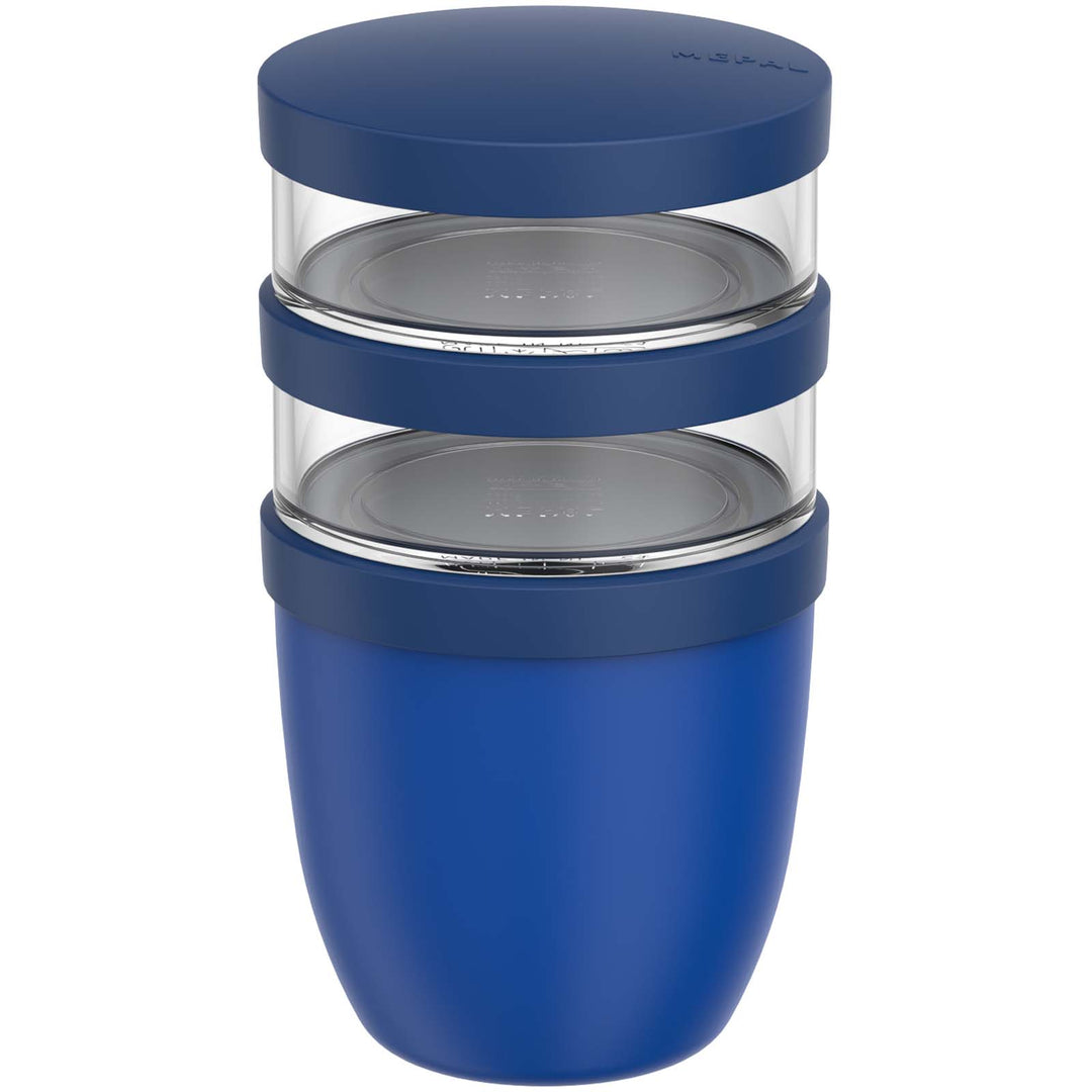 Mepal Ellipse tredelt 500 ml + 2 x 200 ml madbeholder