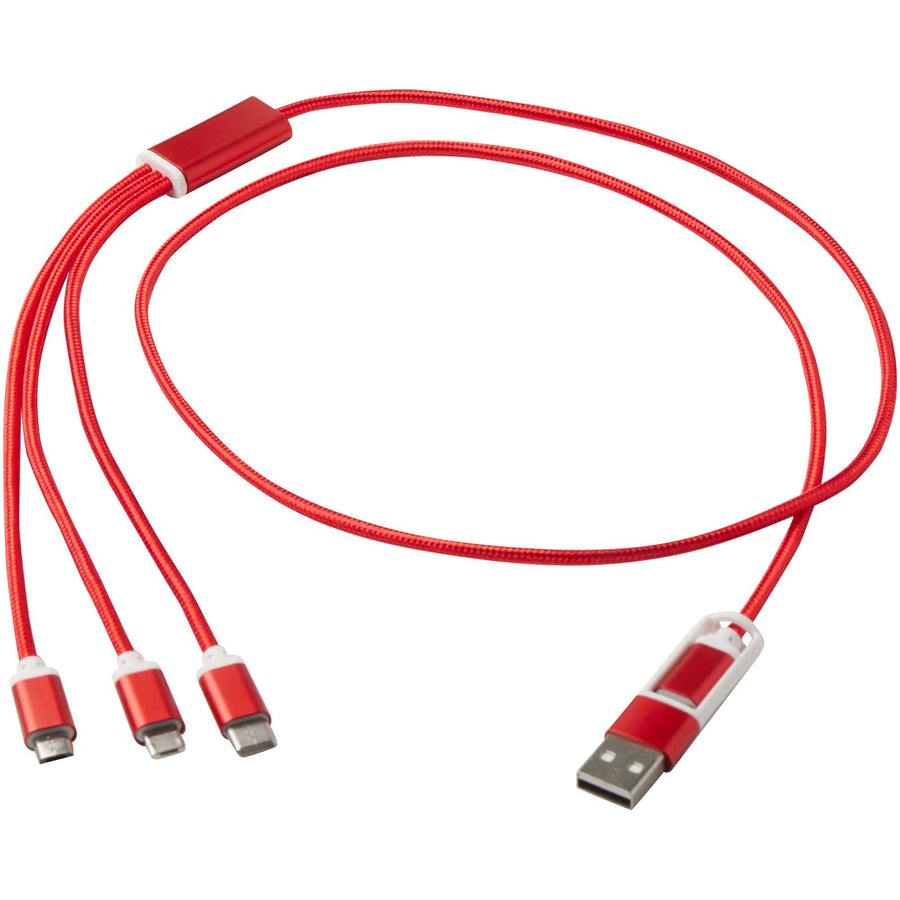 Versatile 5-1 opladerkabel i genvundet aluminium