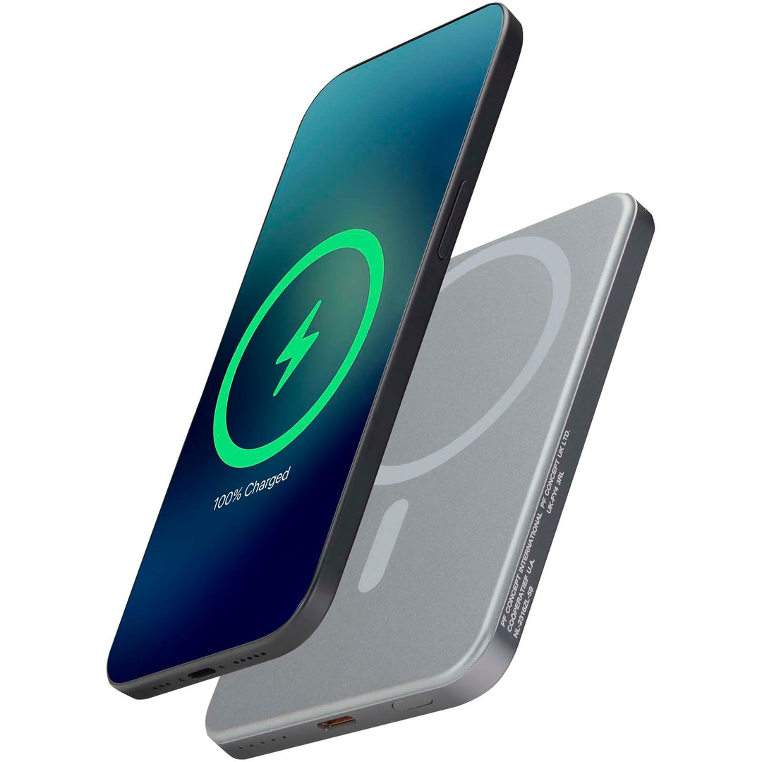 Avis 5000 mAh RCS magnetisk powerbank i genvundet aluminium