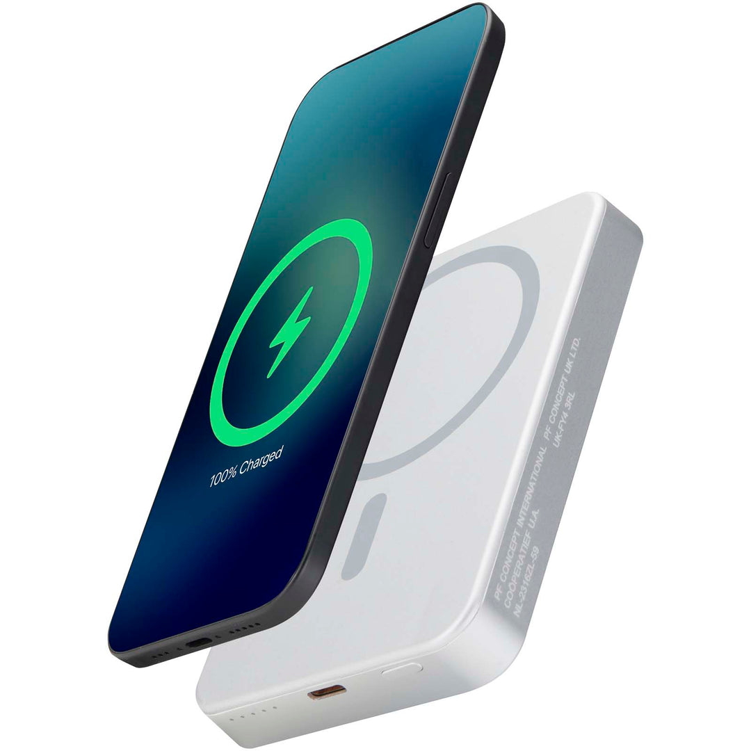 Avis 10.000 mAh RCS magnetisk powerbank i genvundet aluminium