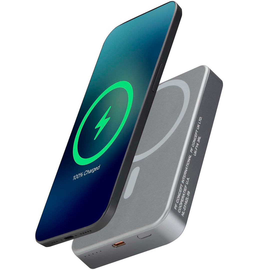 Avis 10.000 mAh RCS magnetisk powerbank i genvundet aluminium