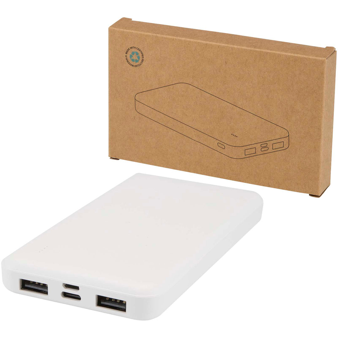 Intan 10.000 mAh 10 W powerbank af genvundet plast
