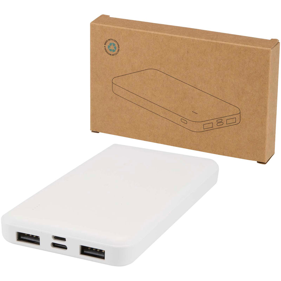 Intan 10.000 mAh 10 W powerbank af genvundet plast