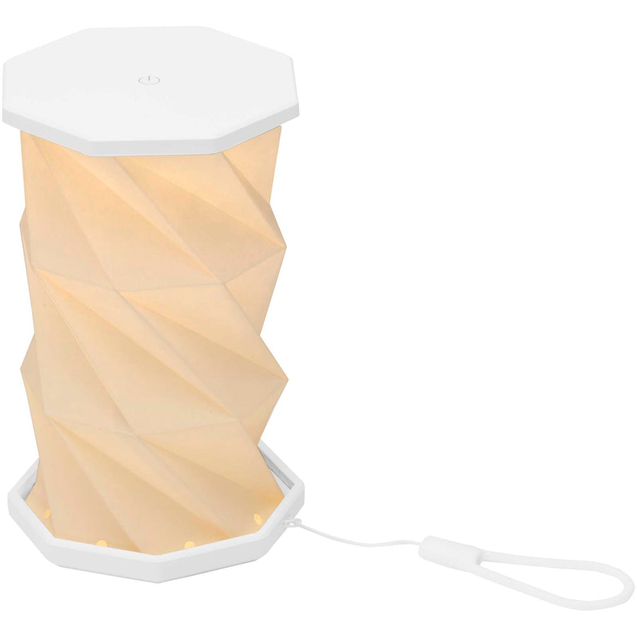 Celestia sammenklappelig bordlampe i genvundet plast