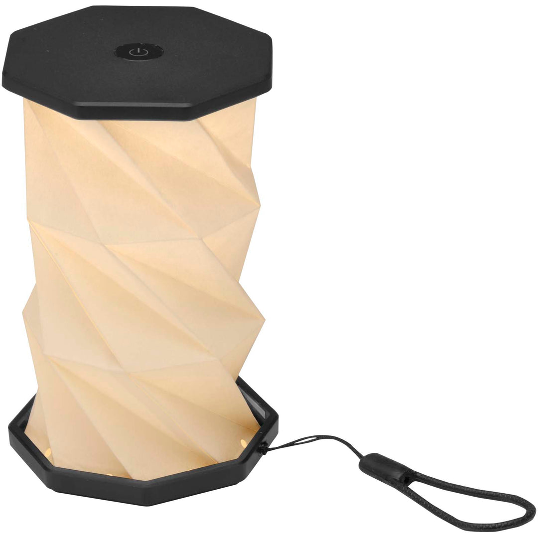 Celestia sammenklappelig bordlampe i genvundet plast