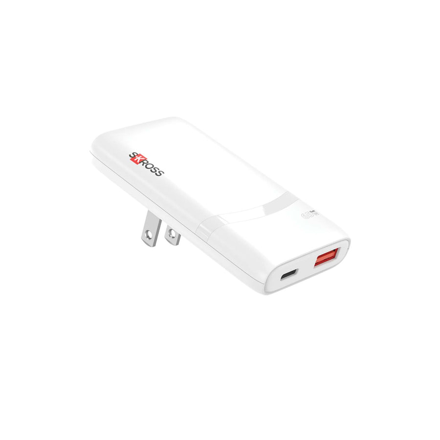 SKROSS® Klip Slim 65 W oplader med flere stik