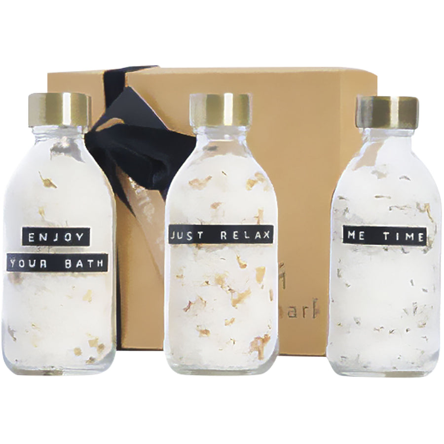 WELLmark Just Relax 3-delt 200 ml badesalt gavesæt