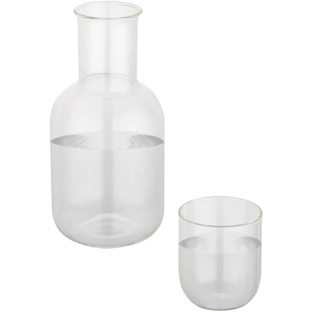 Amelie sæt med karaffel og kop i glas med mat finish