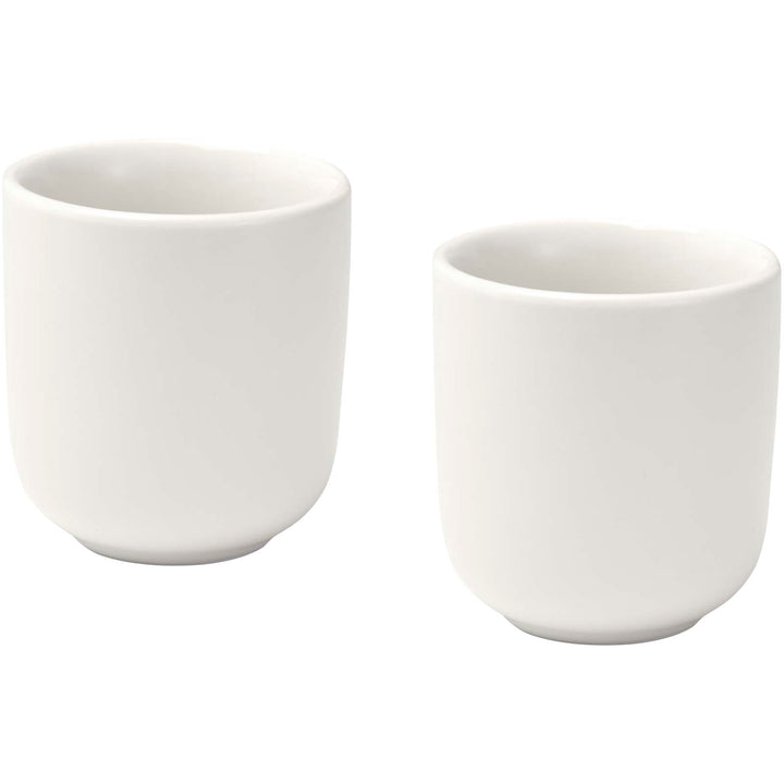 Male 90 ml keramiske espressokopper med mat finish - sæt med 2