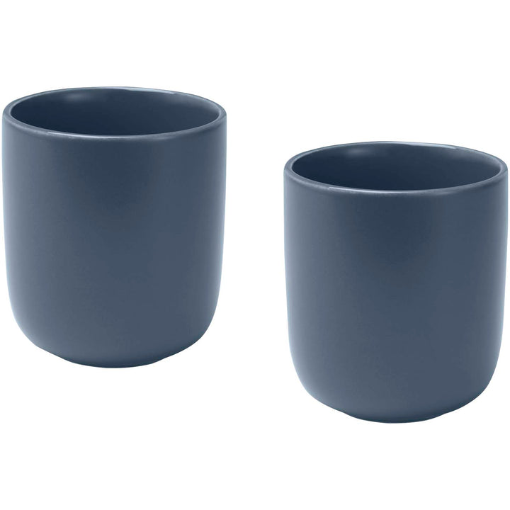 Male 200 ml keramiske kopper med mat finish - sæt med 2