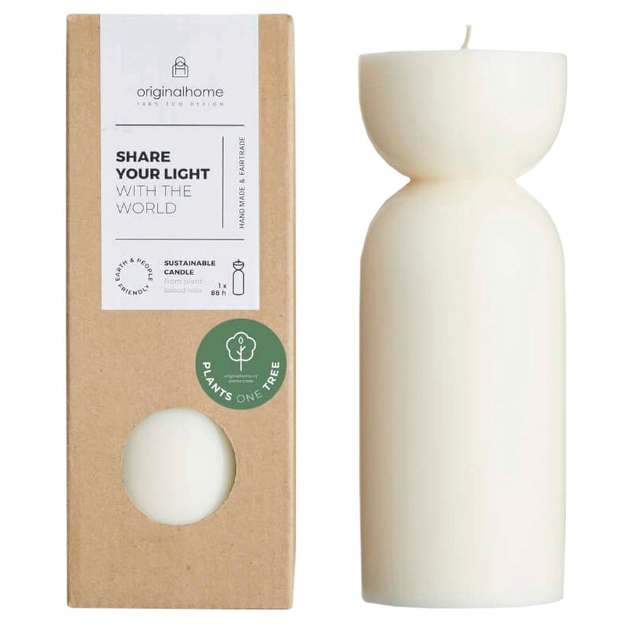 Originalhome økologisk stearinlys - medium