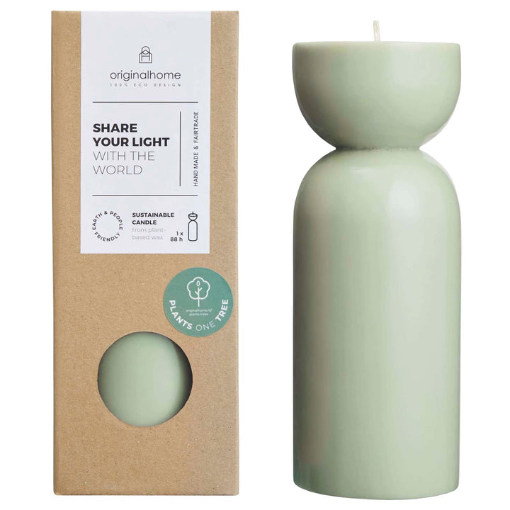 Originalhome økologisk stearinlys - medium