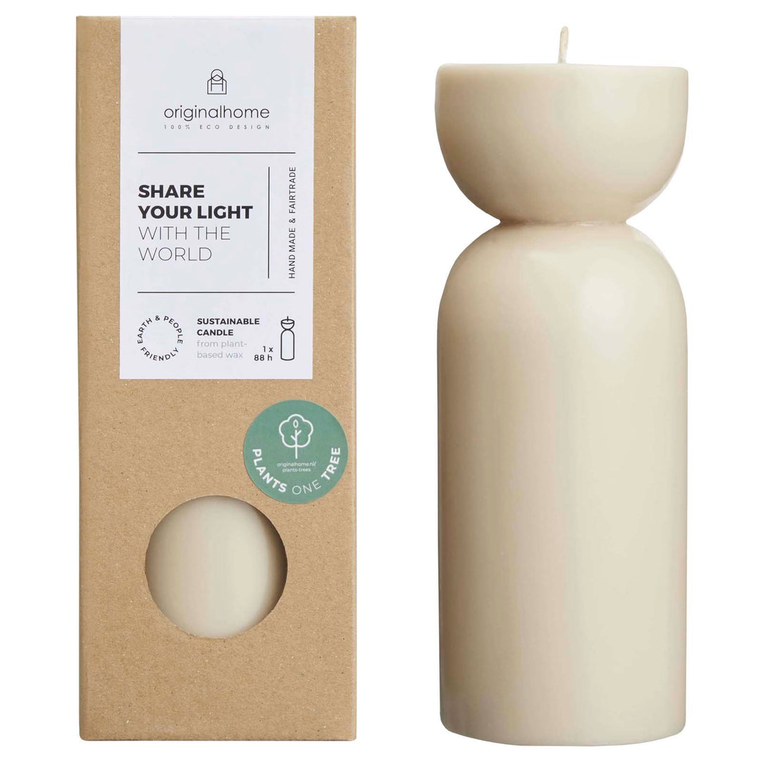 Originalhome økologisk stearinlys - medium