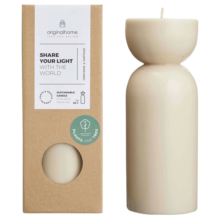 Originalhome økologisk stearinlys - medium