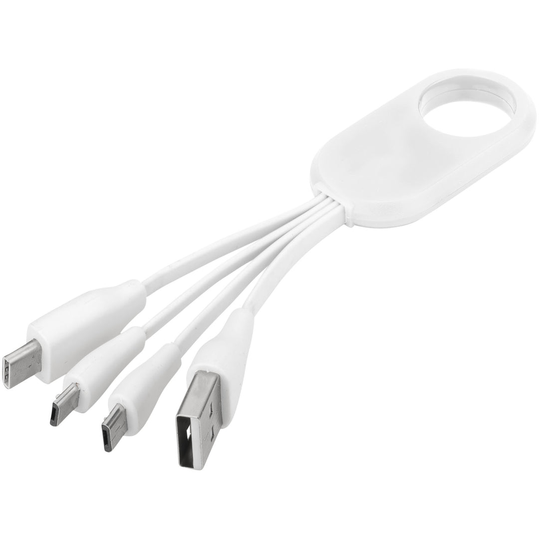 Troup 4-i-1 ladekabel med Type-C