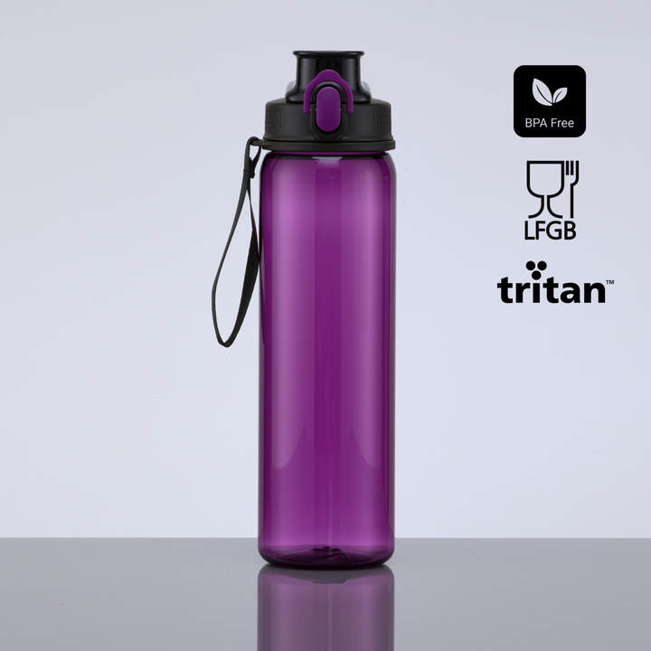 Neon water bottle made from tritan™, 750 ml