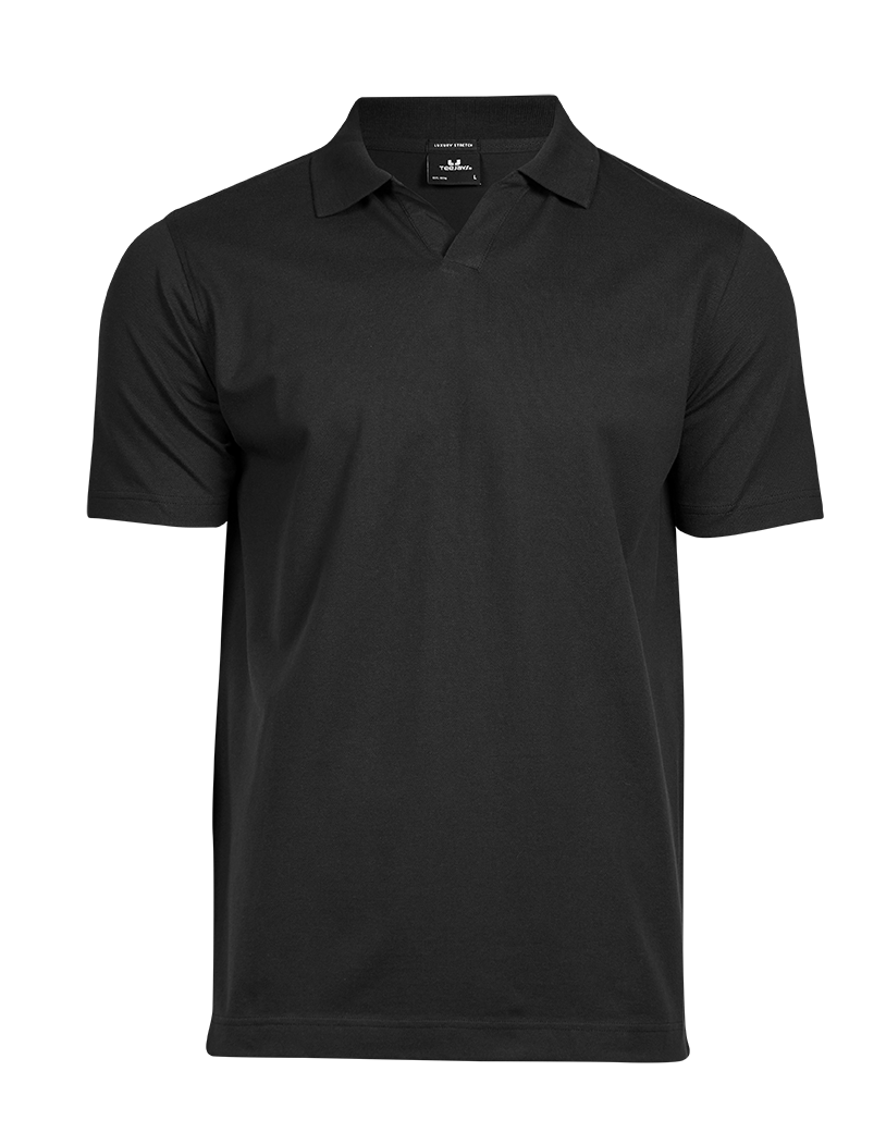 Luxury Stretch V-Neck Polo