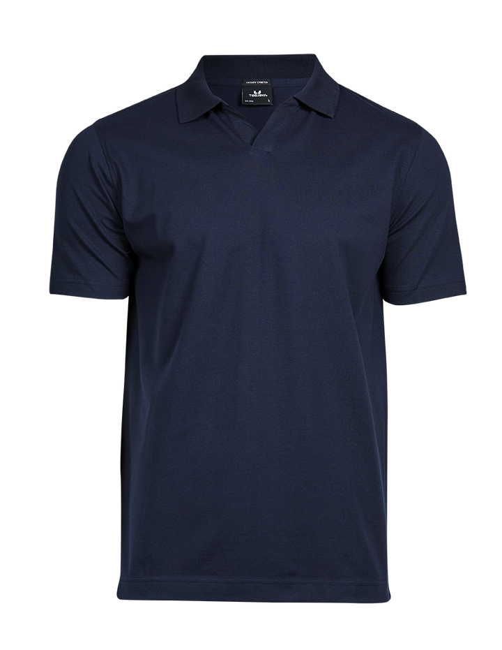 Luxury Stretch V-Neck Polo