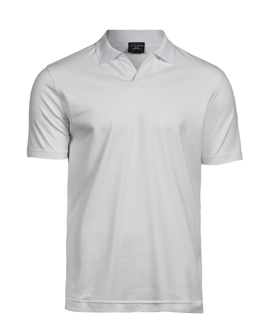 Luxury Stretch V-Neck Polo