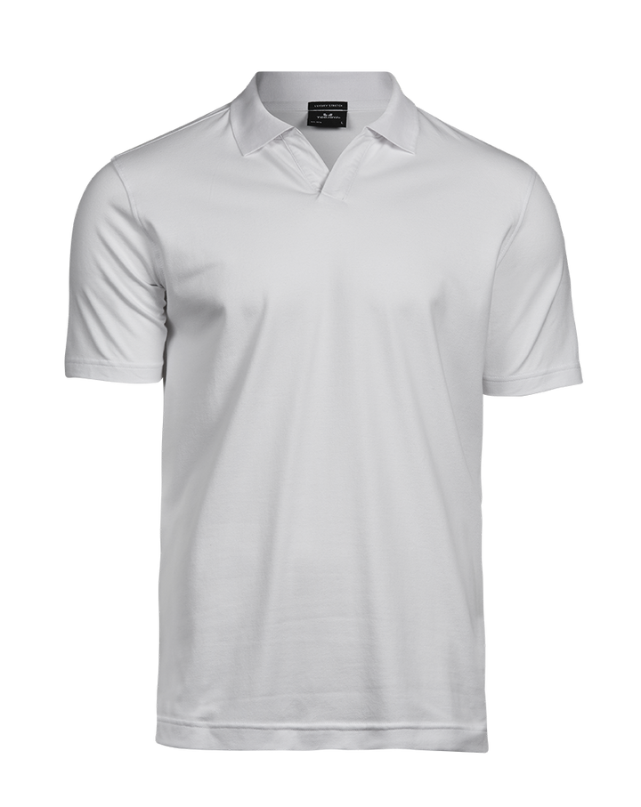 Luxury Stretch V-Neck Polo