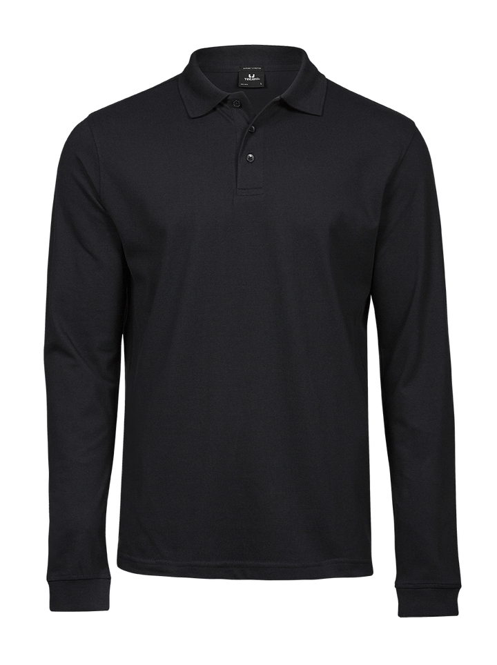 Luxury Stretch Long Sleeve Polo