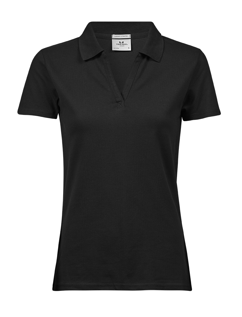 Women's Luxury Stretch V-Neck Polo