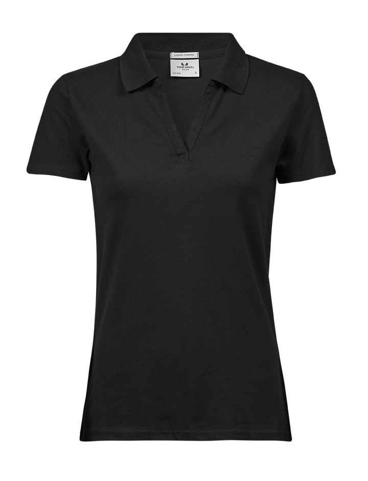 Women's Luxury Stretch V-Neck Polo