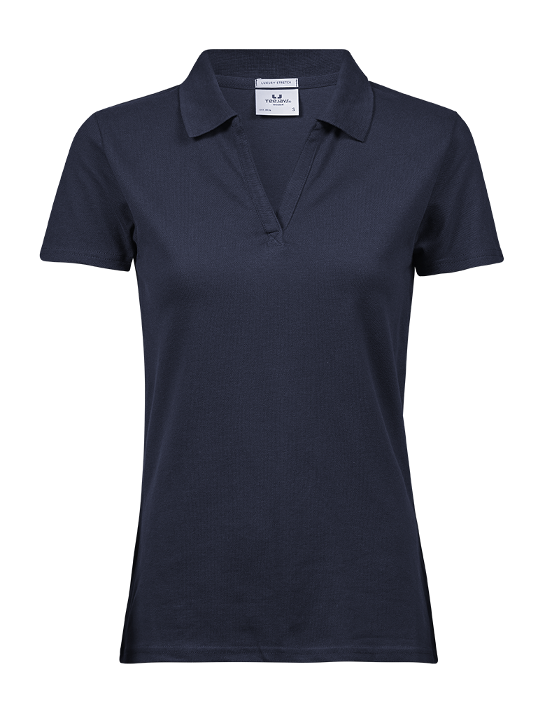 Women's Luxury Stretch V-Neck Polo