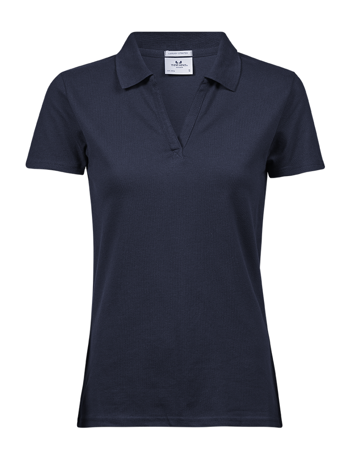 Women's Luxury Stretch V-Neck Polo