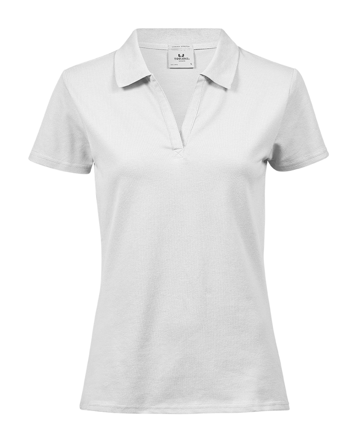 Women's Luxury Stretch V-Neck Polo