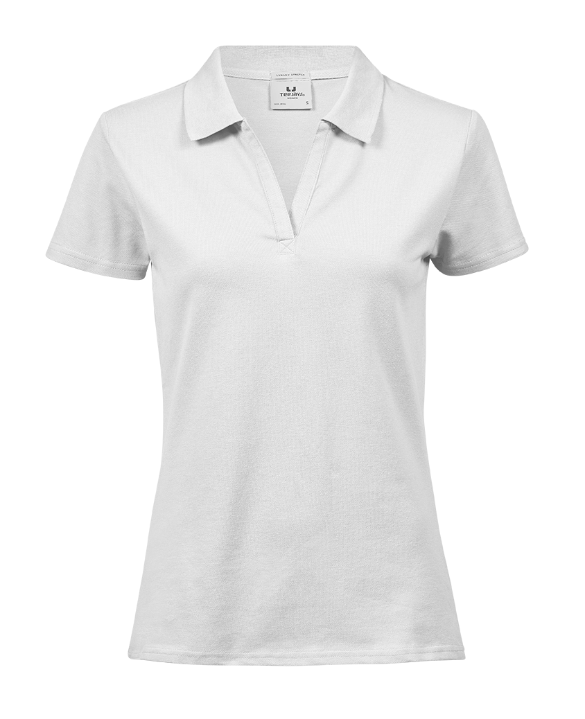 Women's Luxury Stretch V-Neck Polo