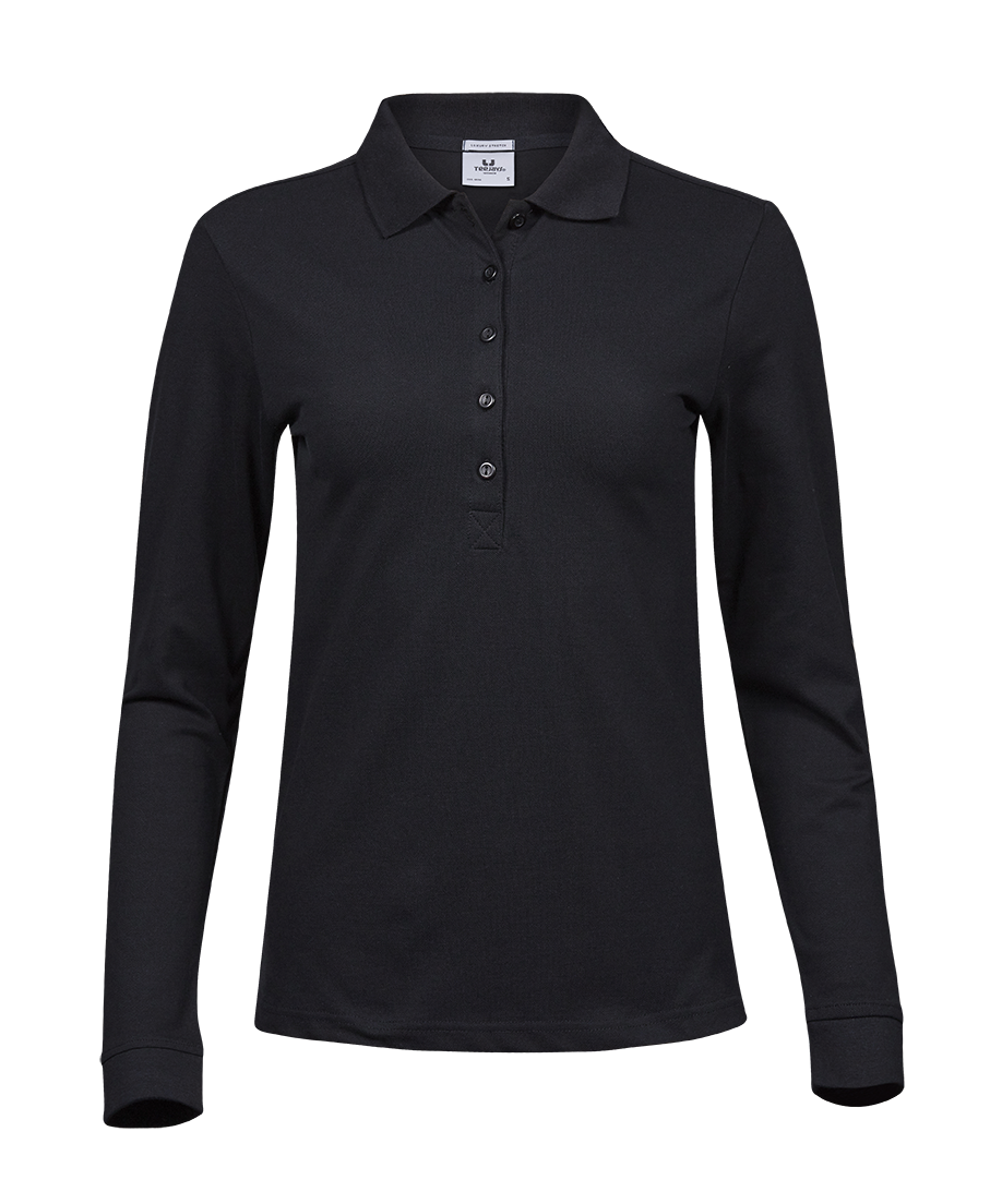 Women's Luxury Stretch Long Sleeve Polo