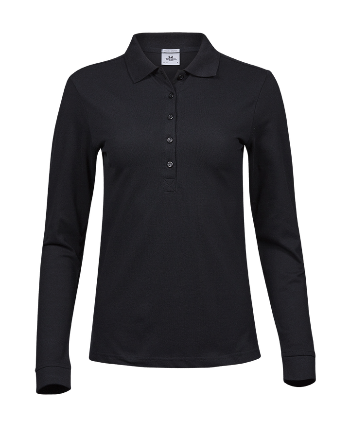 Women's Luxury Stretch Long Sleeve Polo