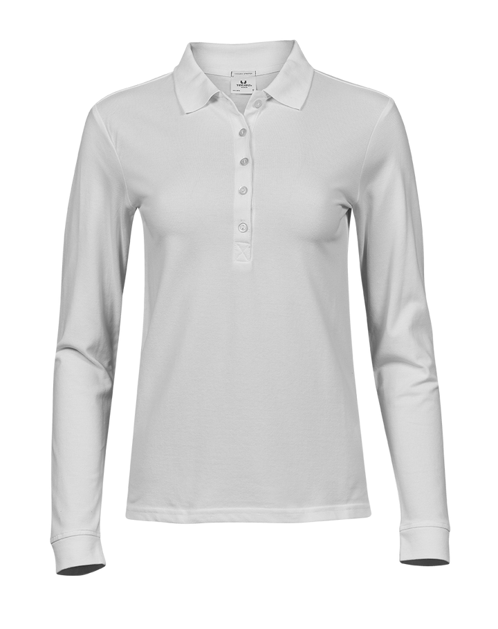 Women's Luxury Stretch Long Sleeve Polo