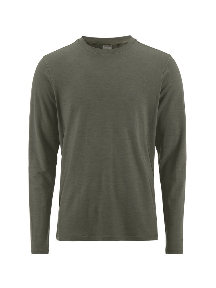 Wool Jersey LS CN M