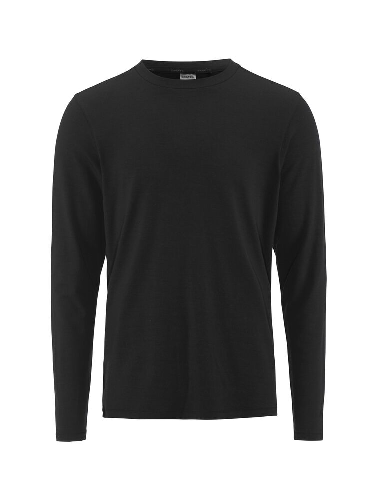 Wool Jersey LS CN M