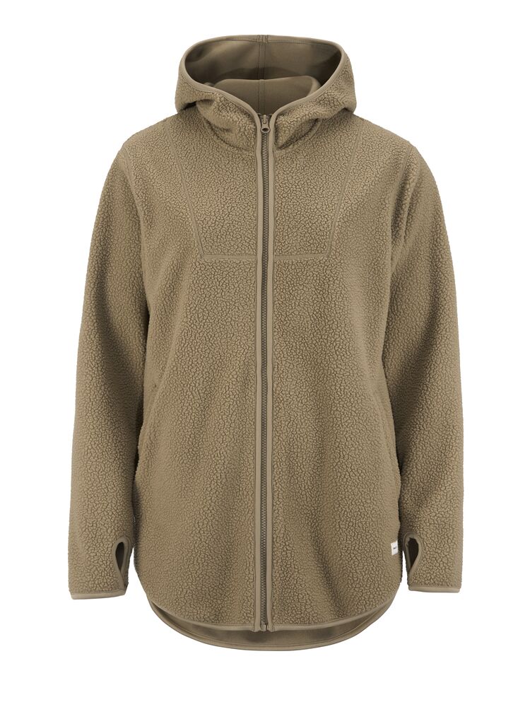 Join Pile Fleece FZ Hood W