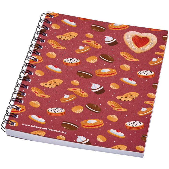 Desk-Mate® A6 farvet spiralnotesbog