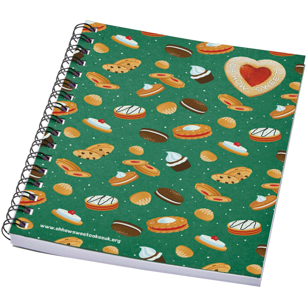 Desk-Mate® A6 farvet spiralnotesbog